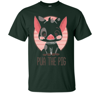 Disney Moana Pua The Pig T-shirt Forest Green