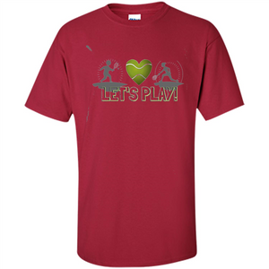 Funny Tennis T-shirt Let's Play Tennis T-shirt