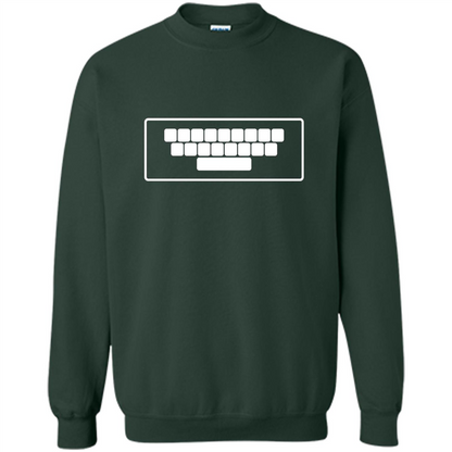 Funny Mechanical Keyboard T-shirt Mechanical Keyboard Forest Green