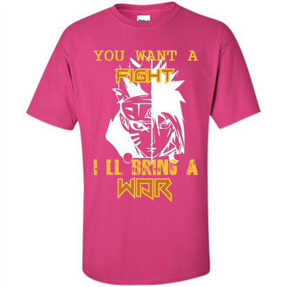 Movie T-shirt You Want A Fight I_Ñéll Bring A War Heliconia
