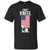 I Don't Kneel USA Flag T-Shirt Stand For The Flag Kneel For The Cross