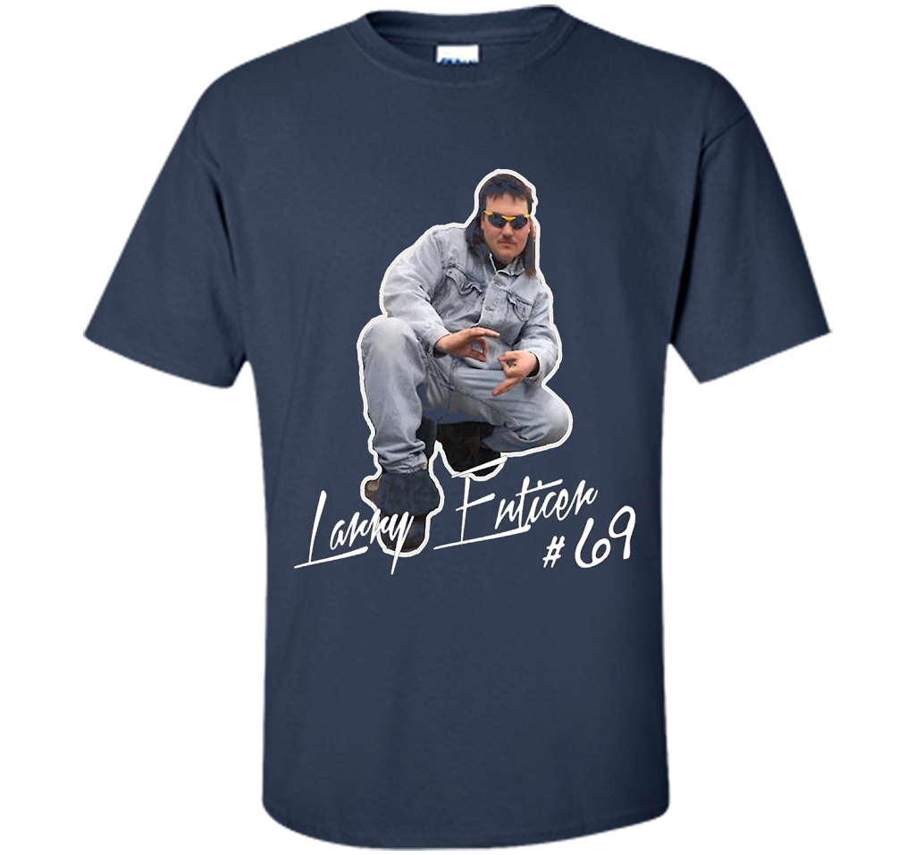 Larry Enticer T-shirt Just Gonna Send It T-shirt Navy
