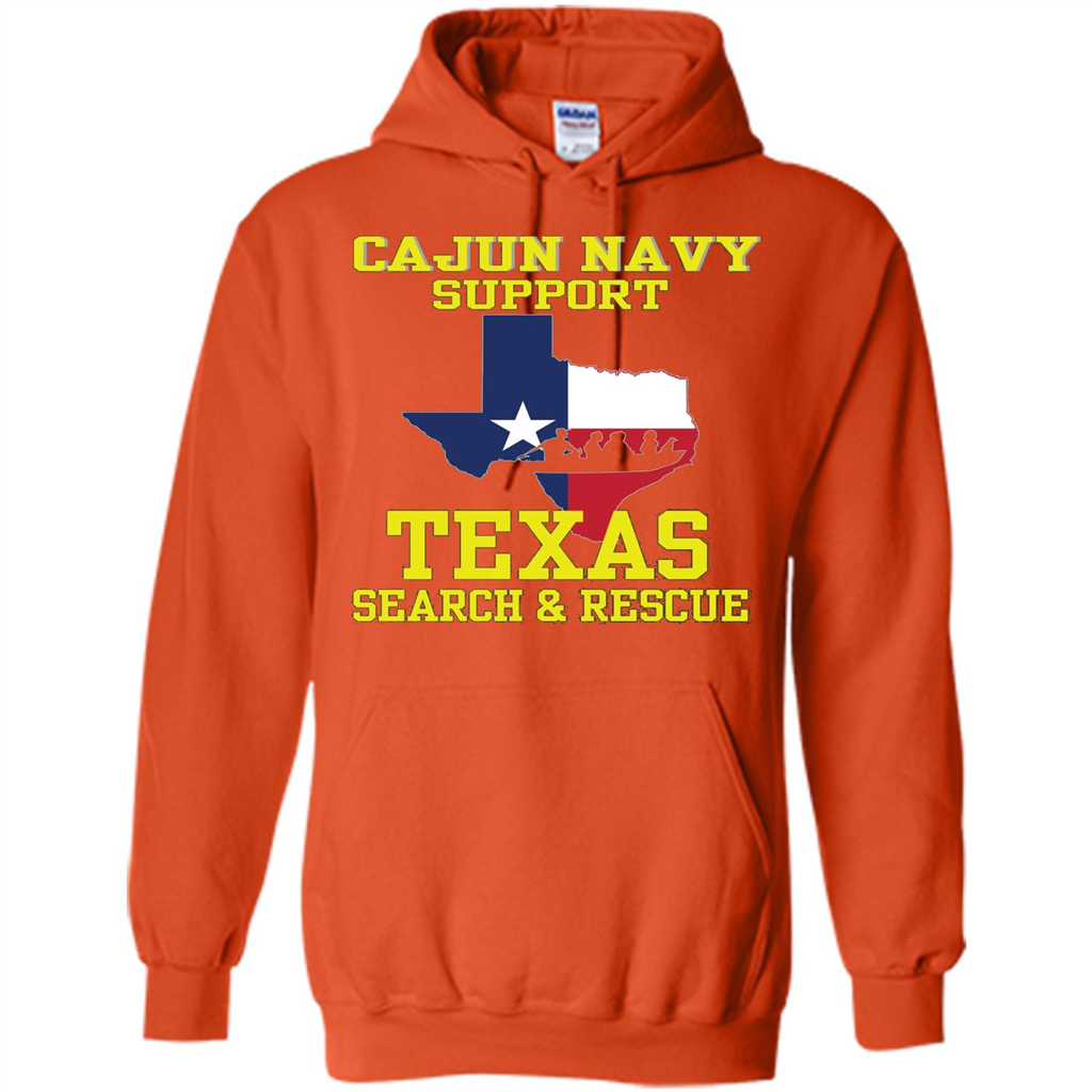 Cajun Navy Support Texas Search And Rescue T-shirt Orange
