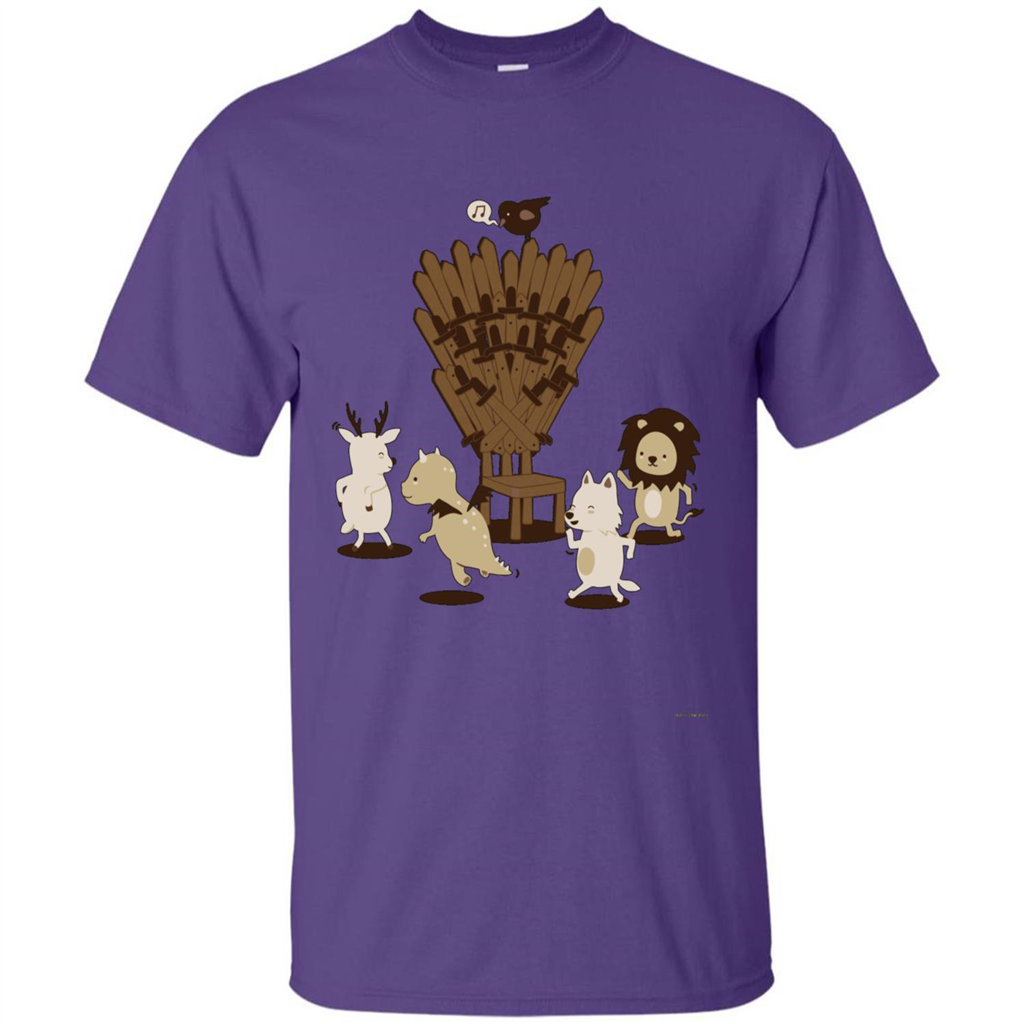 Game Of Musical Thrones Characters T-shirt Purple