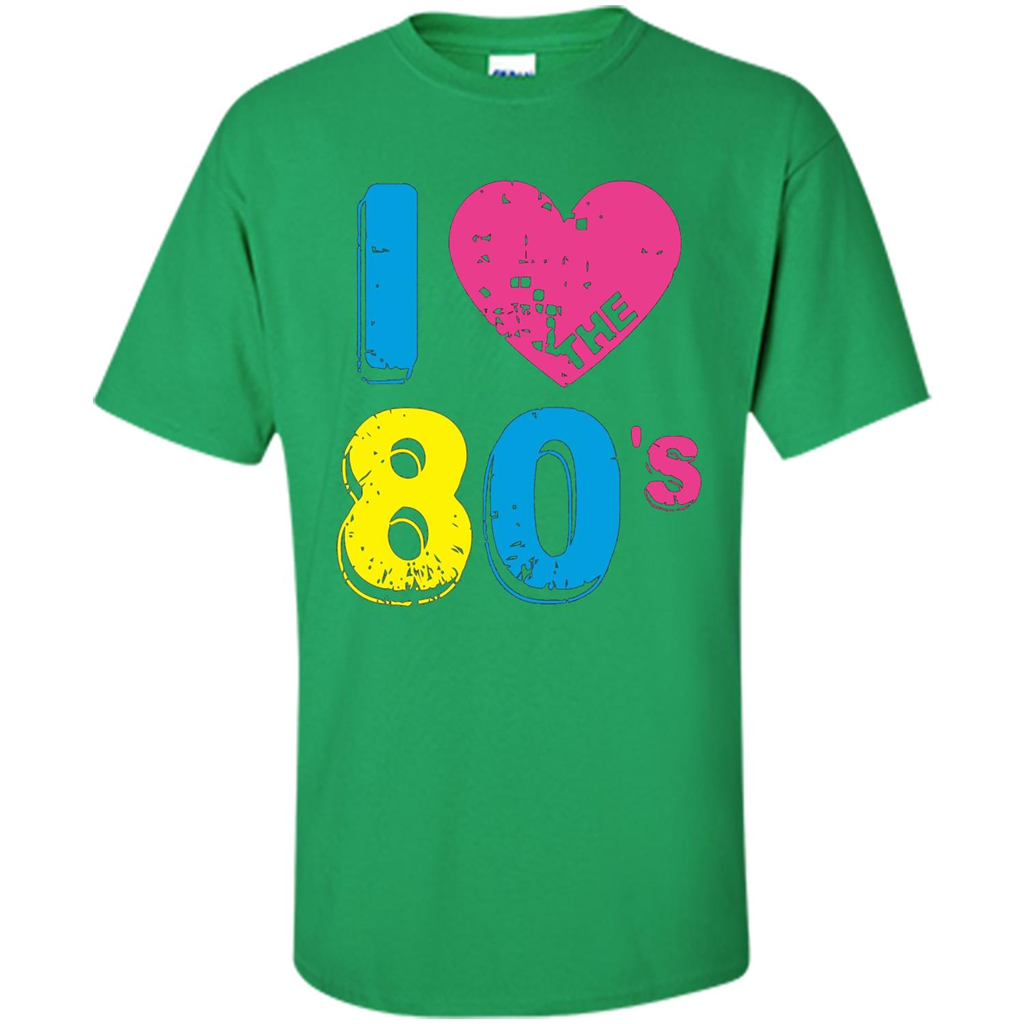 Vintage T-shirt I Love the 80's T-shirt Irish Green