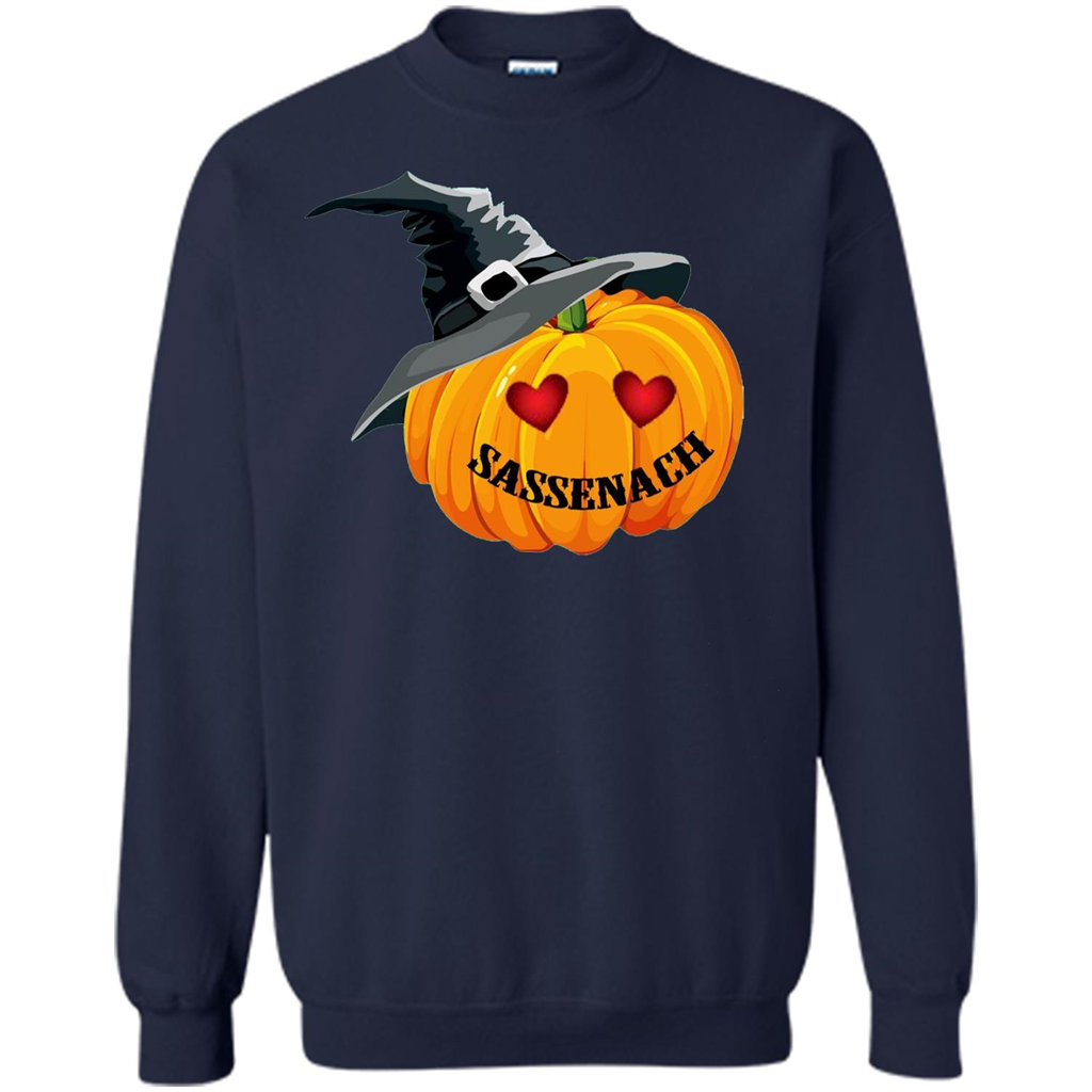 Sassenach Pumpkin Halloween T-shirt Navy