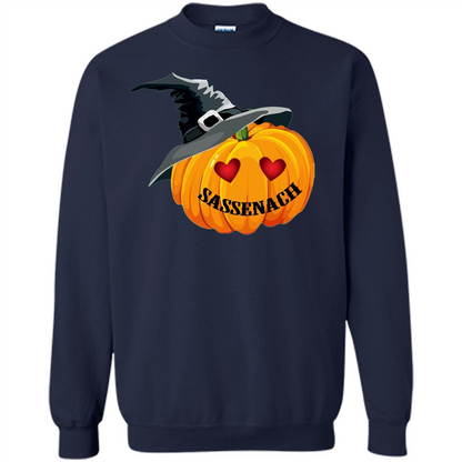 Sassenach Pumpkin Halloween T-shirt Navy