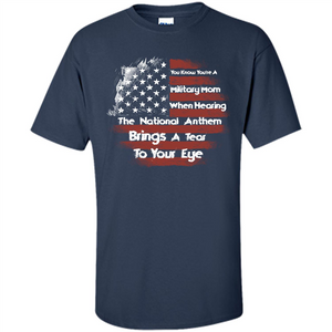 Military Mom. You Know You're A Military Mom When T-shirt