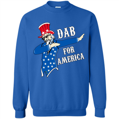 Independen Day T-shirt Patriotic Uncle Sam Dabbing. 4th of July Royal