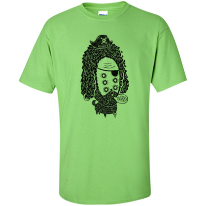 Mutant Pirate Dog T-shirt Lime
