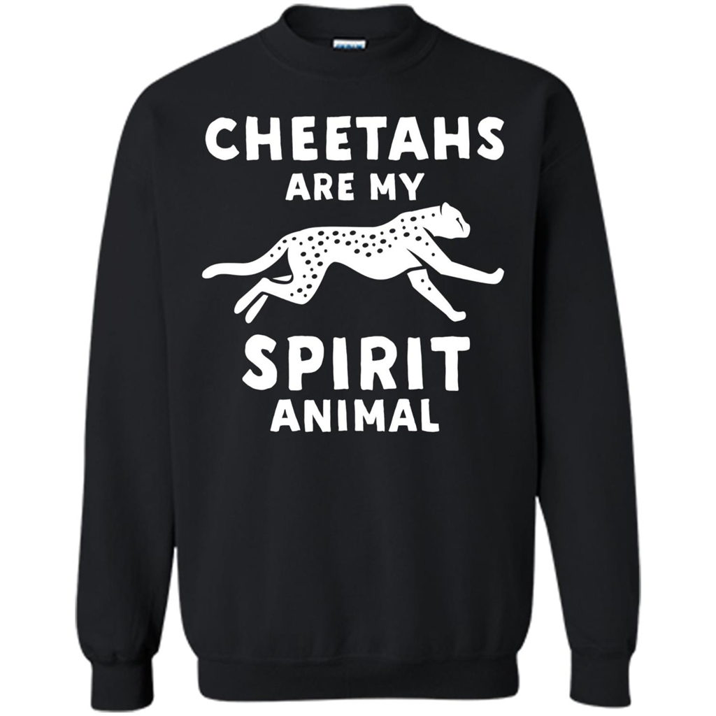 Cheetahs Are My Spirit Animal T-shirt Black