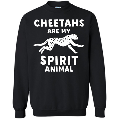 Cheetahs Are My Spirit Animal T-shirt Black