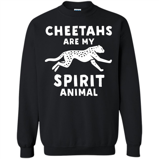 Cheetahs Are My Spirit Animal T-shirt Black