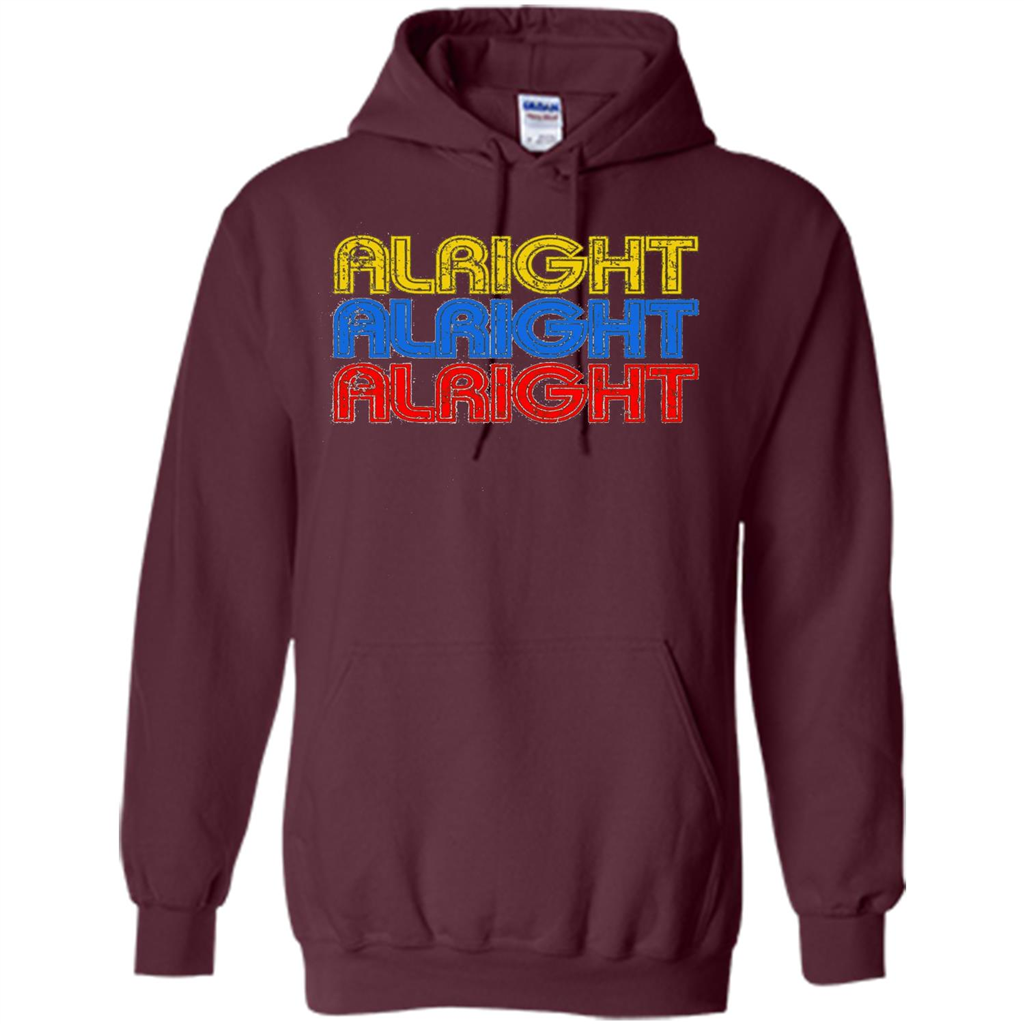 Alright Alright Alright T-shirt Maroon