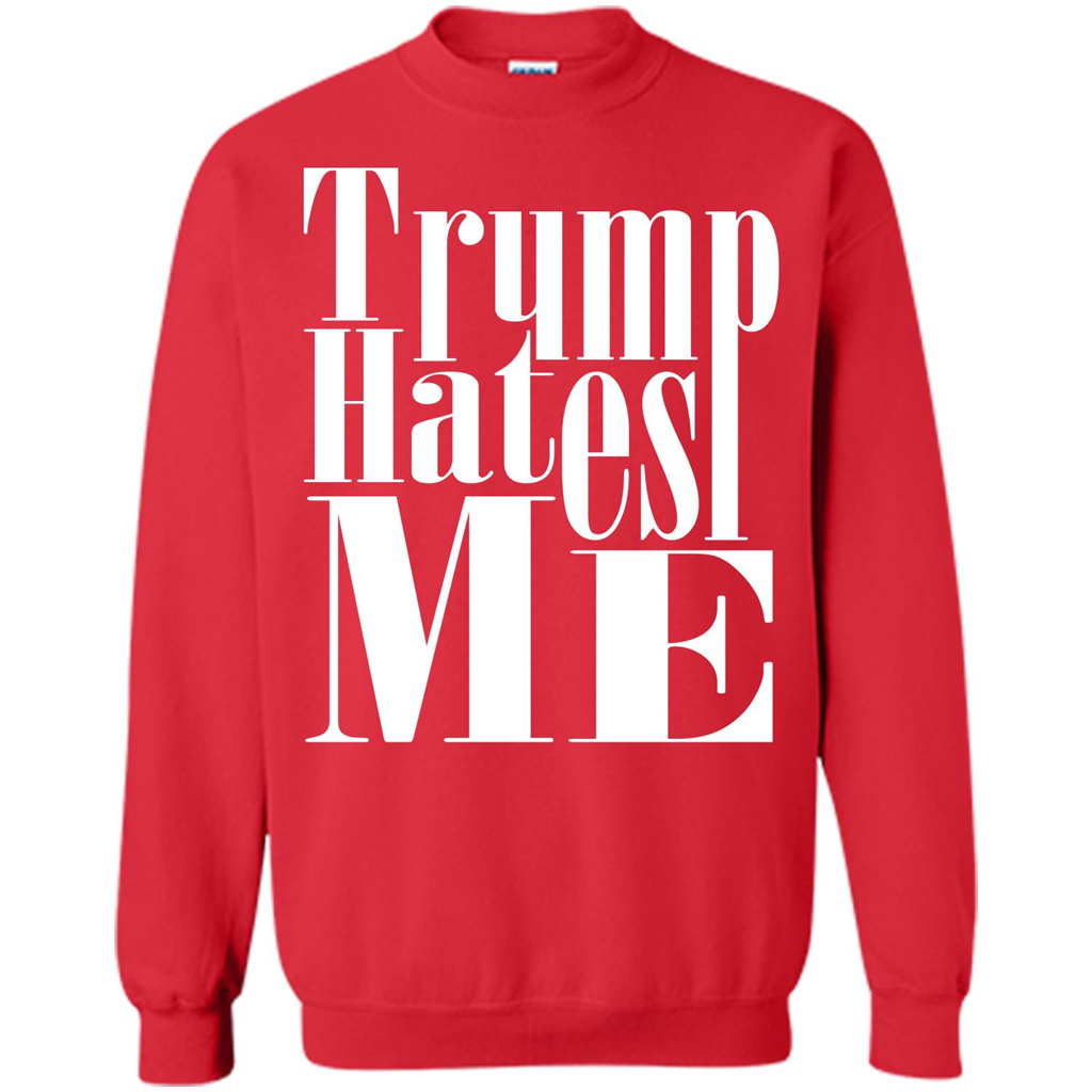 President America Hates Me T-shirt Red