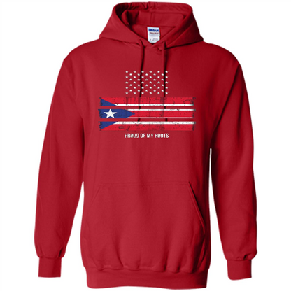 Puerto Rico USA Flag Pride T-Shirt Red