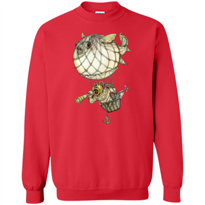 Blowfish T-shirt Captive Balloon T-shirt Red
