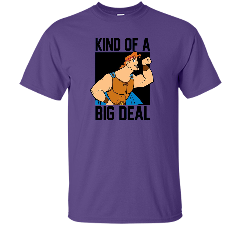 Cartoon T-shirt Kind Of A Big Deal Purple