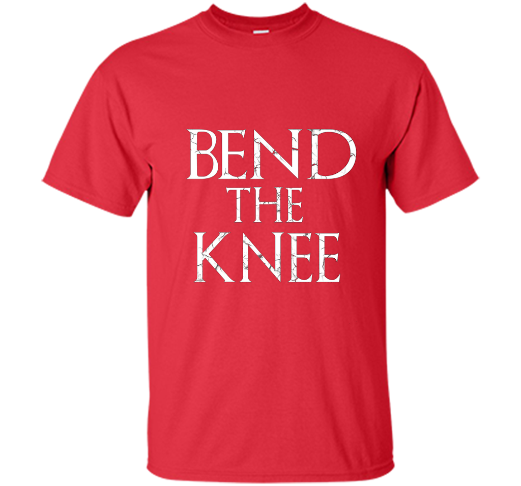 Game Of Thrones T-shirt Bend The Knee Lord T-shirt Red