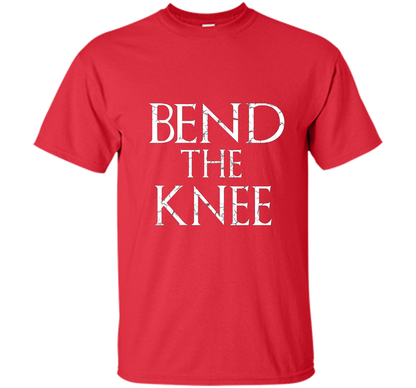 Game Of Thrones T-shirt Bend The Knee Lord T-shirt Red