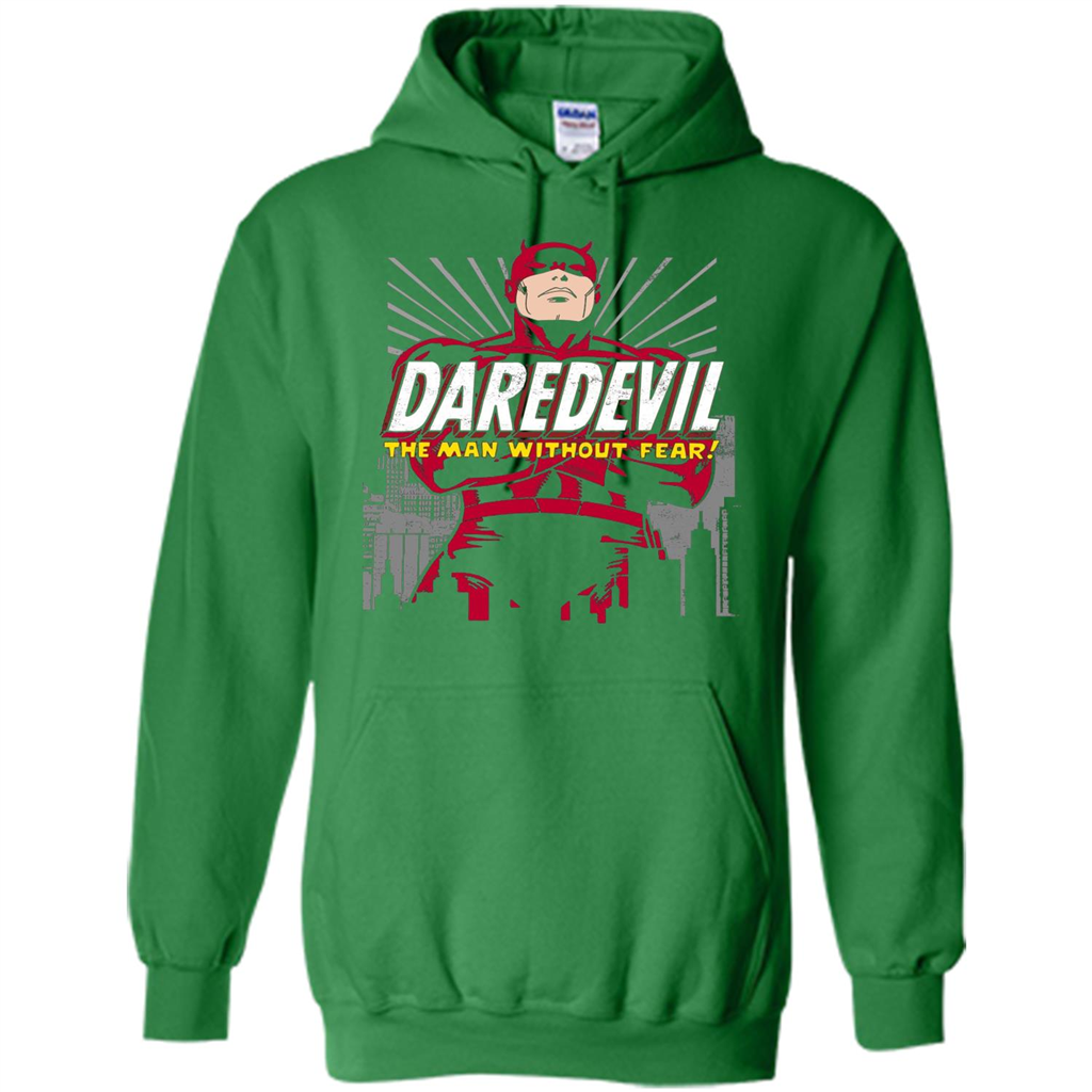 Movies T-shirt Marvel Daredevil The Man Without Fear Irish Green