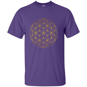 Beautiful Gold Sacred Geometry T-shirt