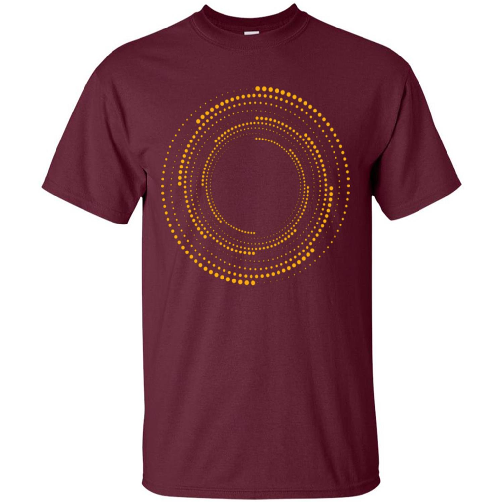 Dots in Motion T-shirt Maroon