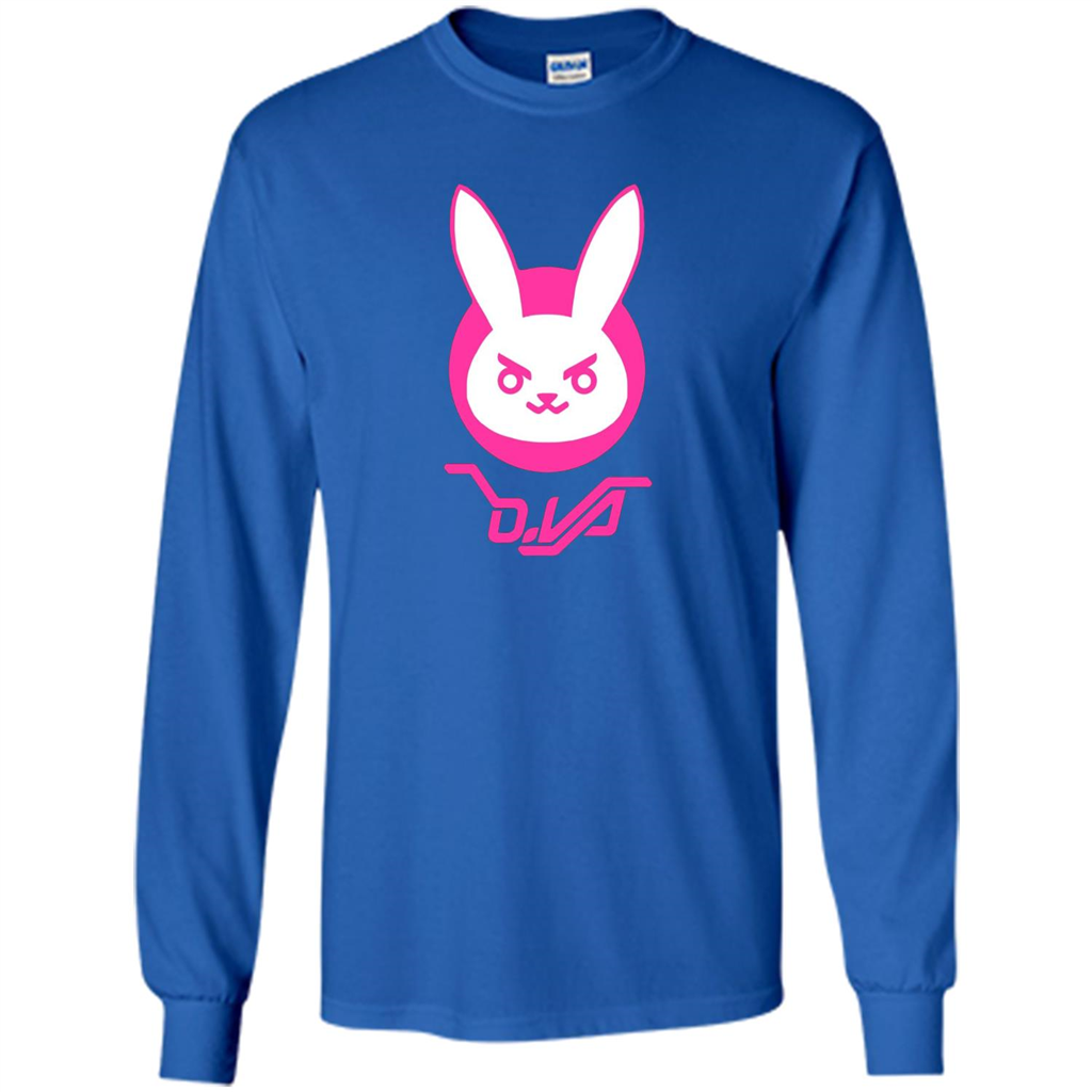 Overwatch D.VA Bunny Spray T-shirt Royal