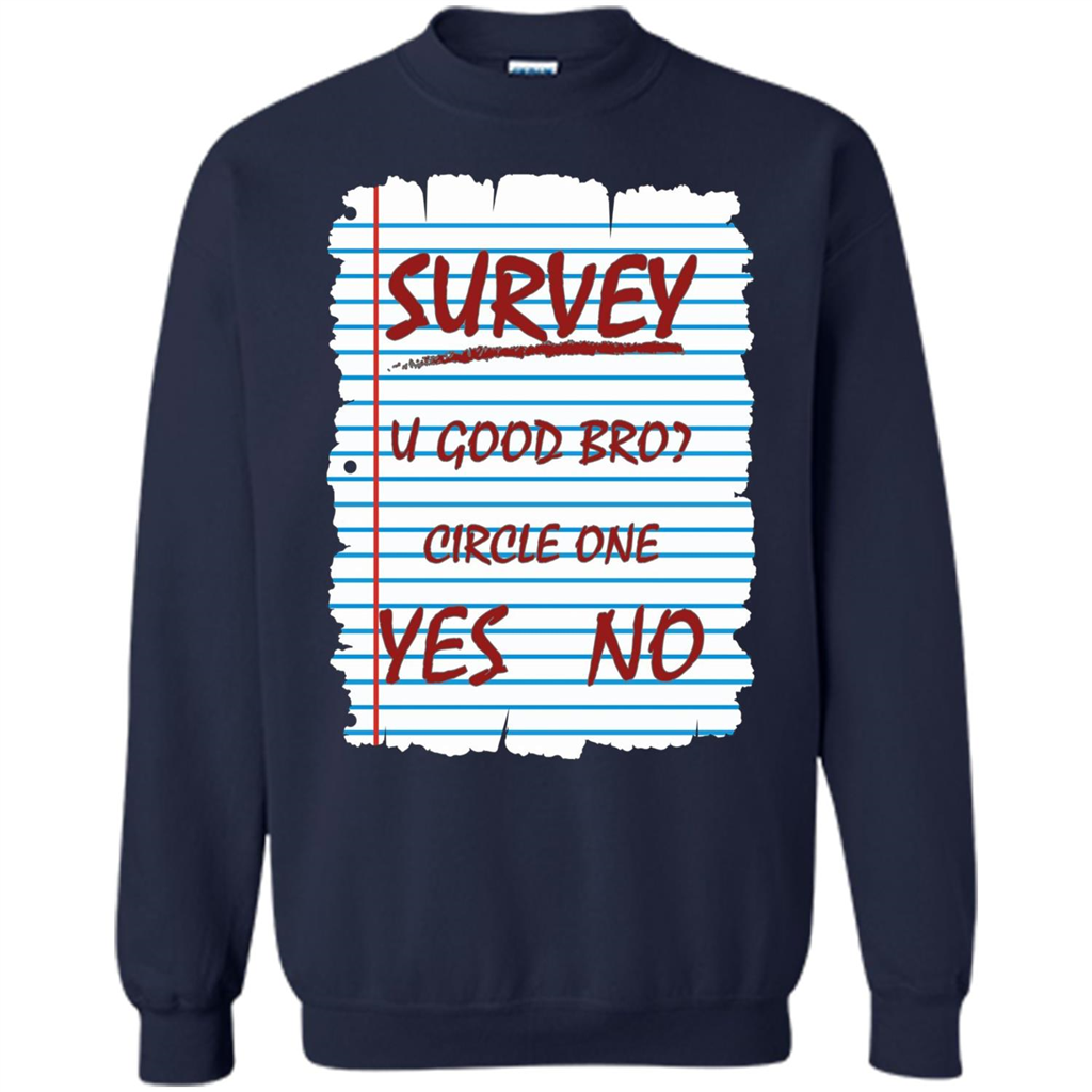 Survey You Good Bro T-shirt Navy