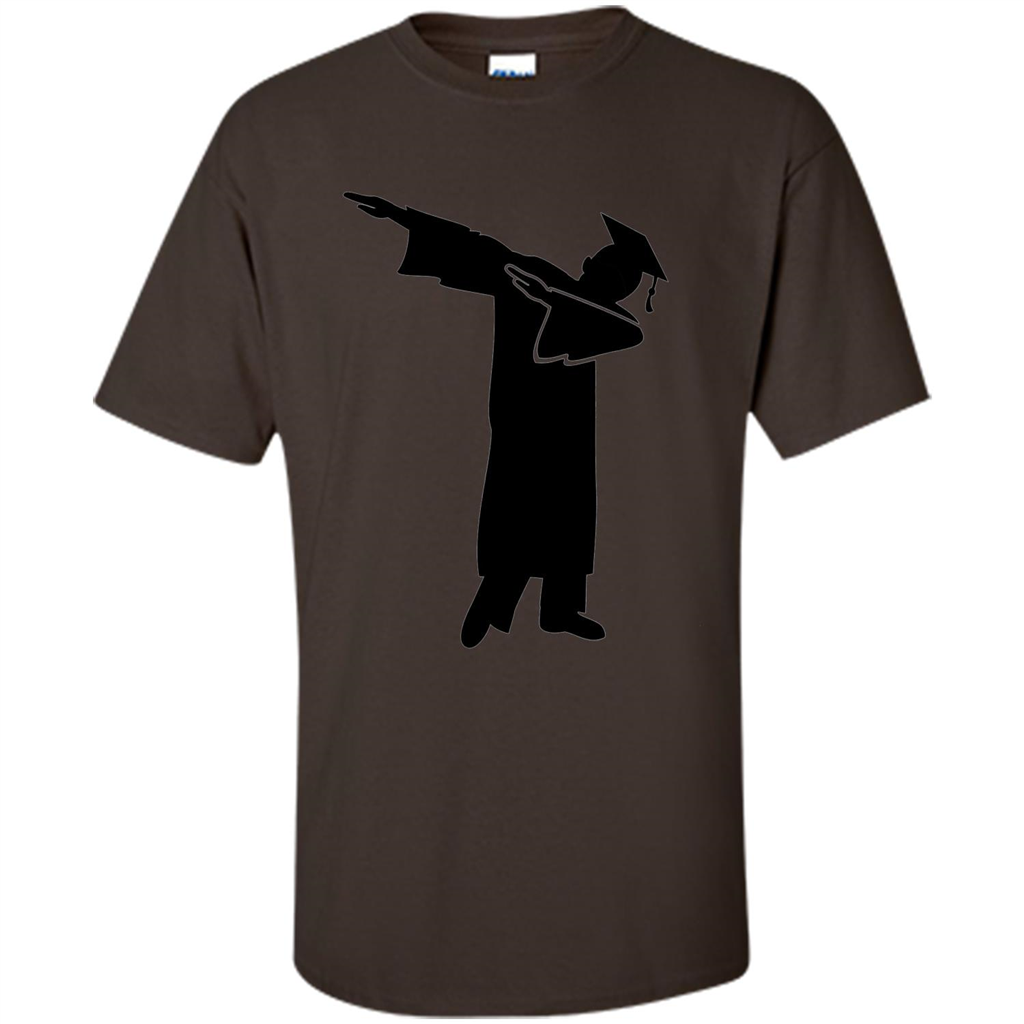College High School Graduation T-shirt Dark Chocolate