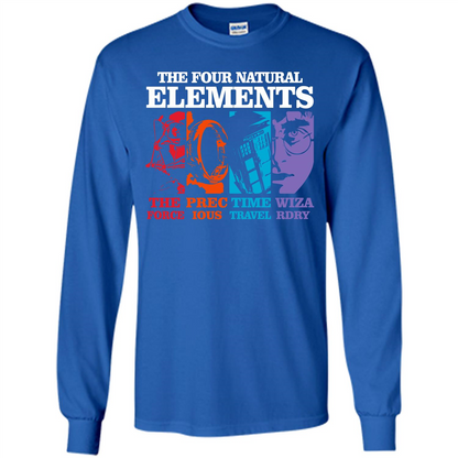 Movie T-shirt The Four Natural Elements T-shirt Royal