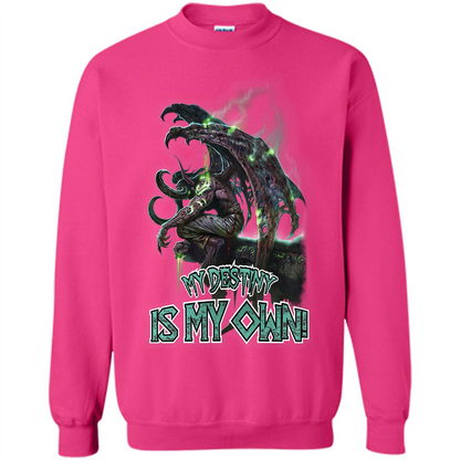 World of Warcraft T-shirt My Destiny Is My Own T-shirt Heliconia
