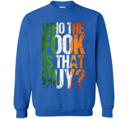 Boxing T-shirt Who The Fook Is That Guy Royal