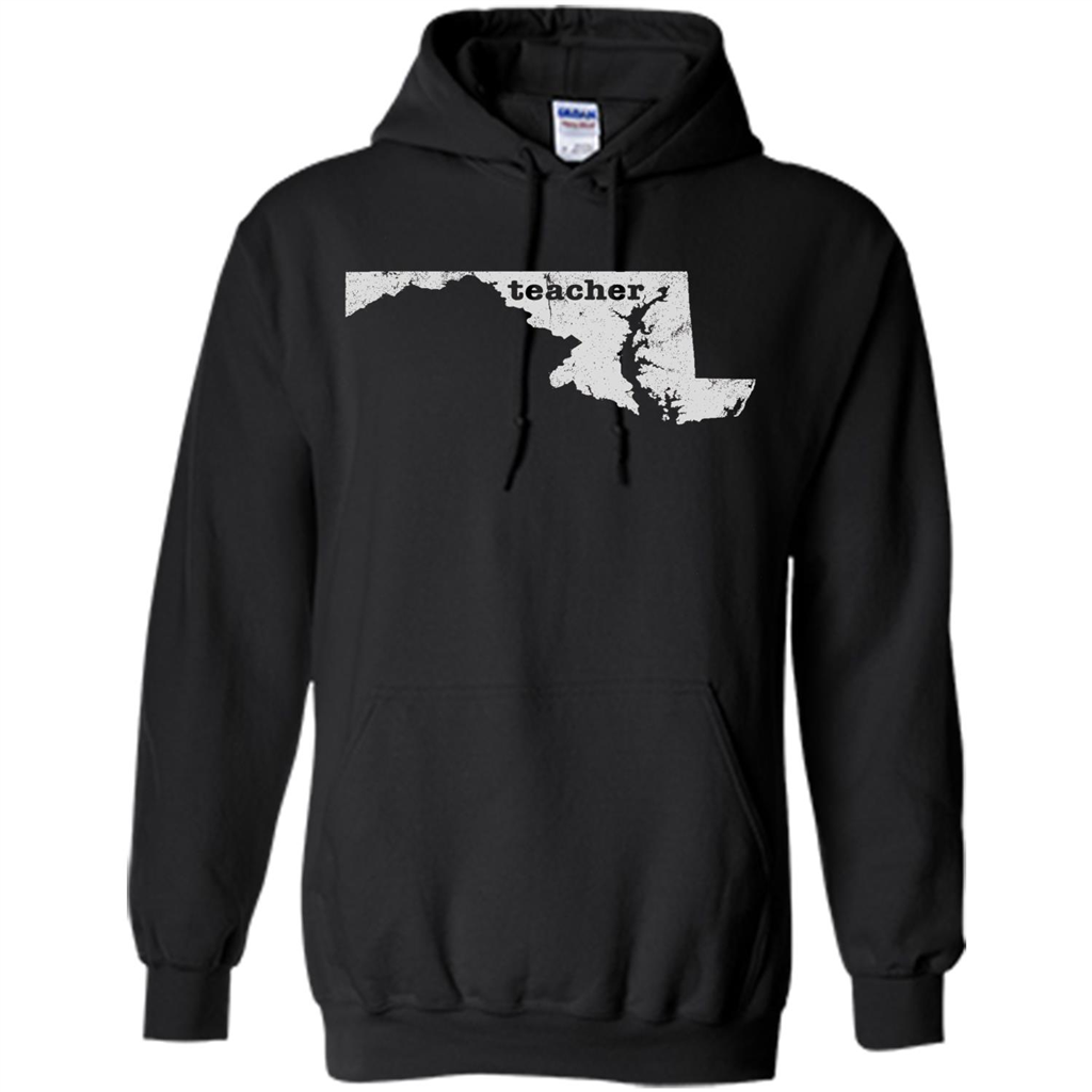 Maryland Teacher Home Style T-Shirt Black