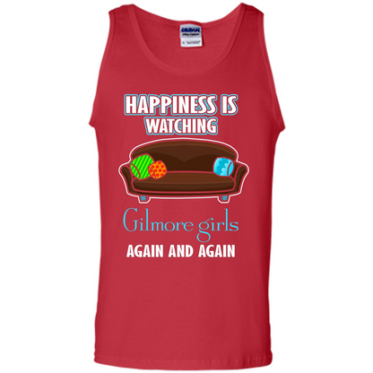 Movie T-shirt Happiness Is Watching Again And Again Red