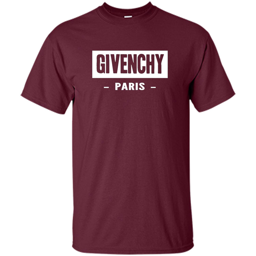 Givenchy Paris T-shirt Maroon