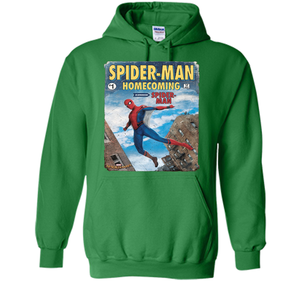 Marvel Spider-Man Homecoming Revamp #1 Issue Graphic T-Shirt t-shirt Irish Green