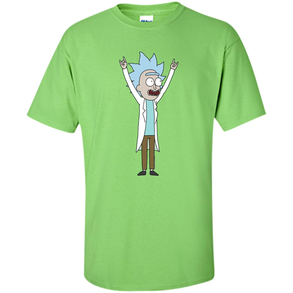 Movie Lover. Tiny Rick T-shirt Lime