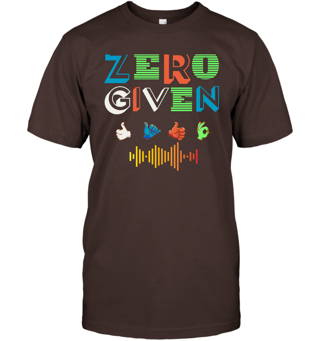 Zero Given Shirt T-Shirt T-Shirt Dark Chocolate