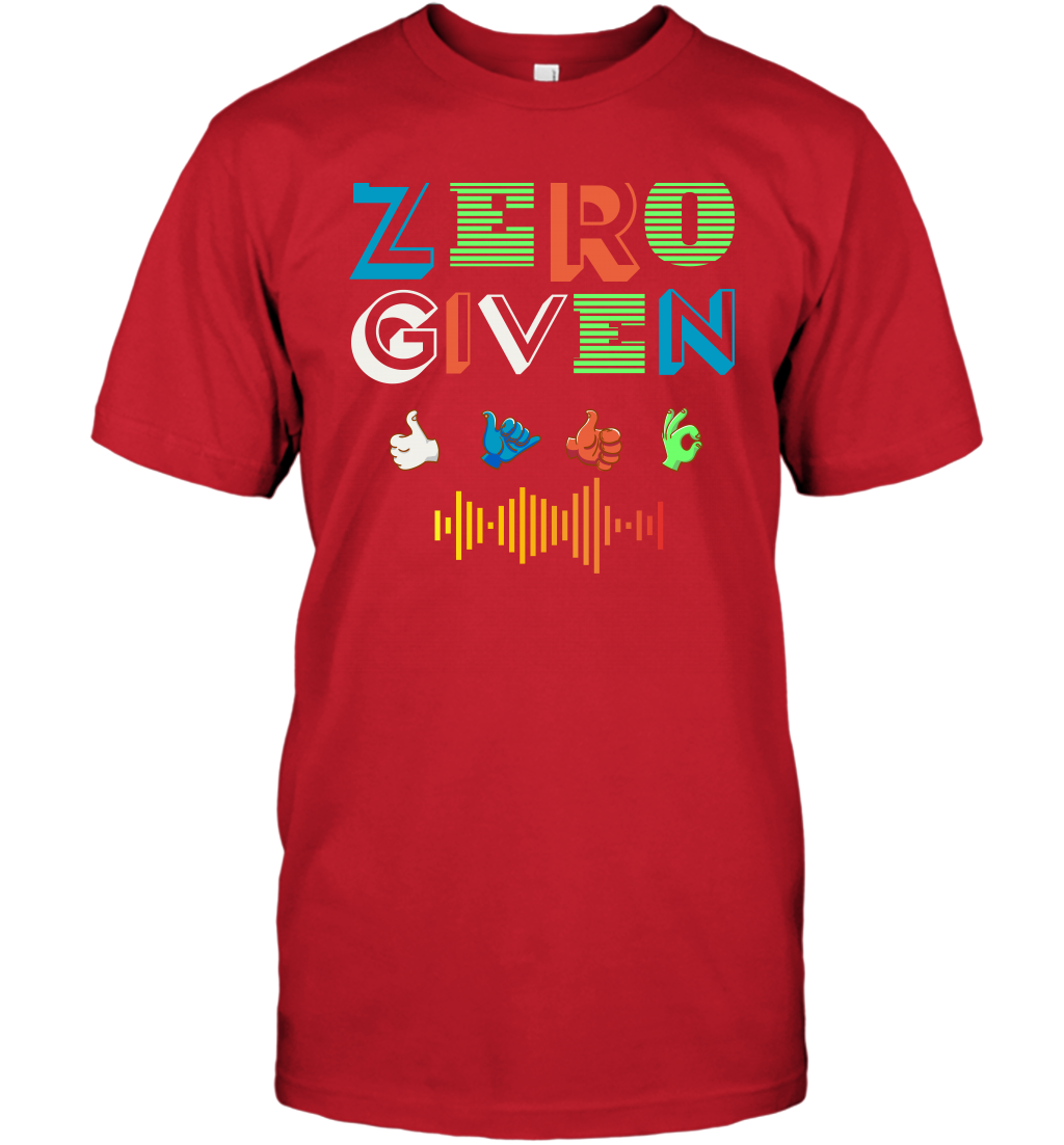 Zero Given Shirt T-Shirt T-Shirt Red
