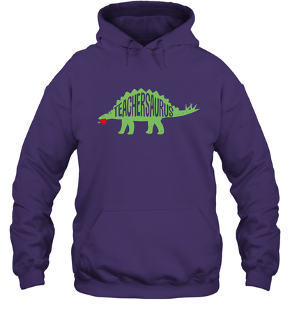 Teachersaurus Teacher Saurus Shirt Hoodie Hoodie Purple