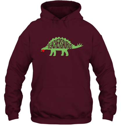 Teachersaurus Teacher Saurus Shirt Hoodie Hoodie Maroon
