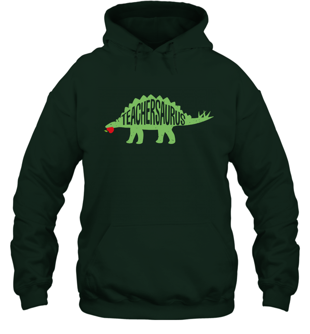Teachersaurus Teacher Saurus Shirt Hoodie Hoodie Forest