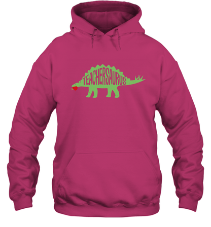 Teachersaurus Teacher Saurus Shirt Hoodie Hoodie Heliconia