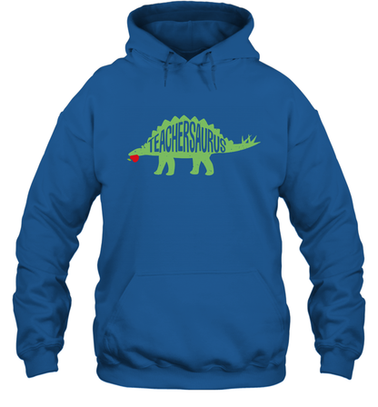 Teachersaurus Teacher Saurus Shirt Hoodie Hoodie Royal