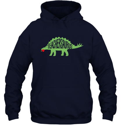 Teachersaurus Teacher Saurus Shirt Hoodie Hoodie Navy