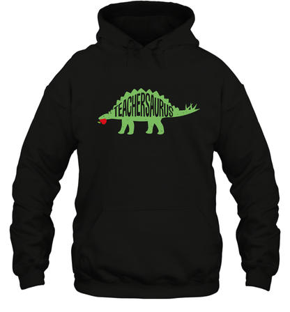Teachersaurus Teacher Saurus Shirt Hoodie Hoodie Black