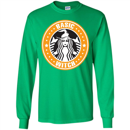 Halloween T-shirt Basic Witch T-shirt Irish Green