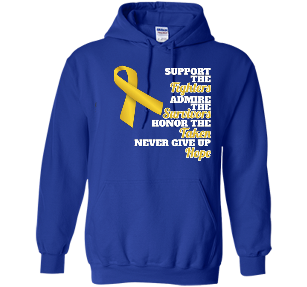 Cancer Awareness T-shirt Support Childhood Cancer Awareness Royal