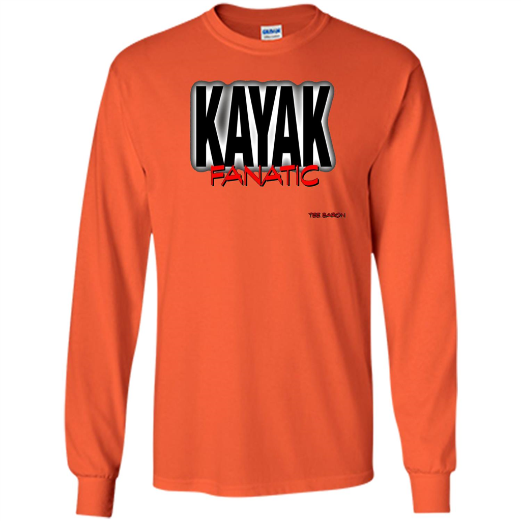 Kayak Fanatic T-Shirt Orange